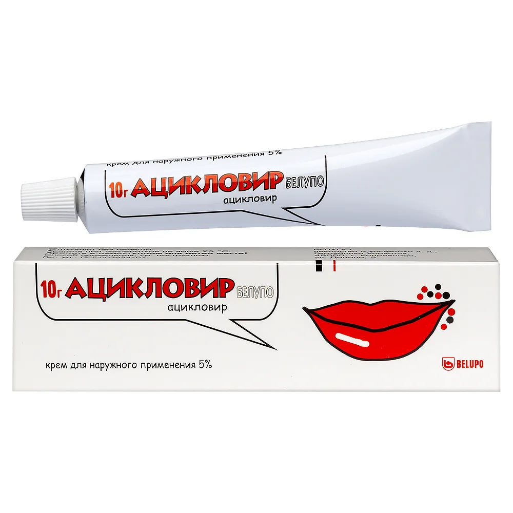 Acyclovir Belupo 5% cream 10 g