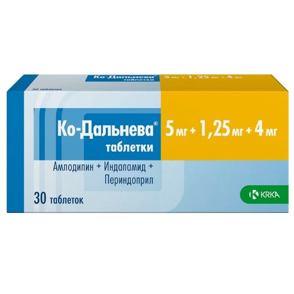 Co-Dalnev 5 mg + 1.25 mg + 4 mg 30 tablets