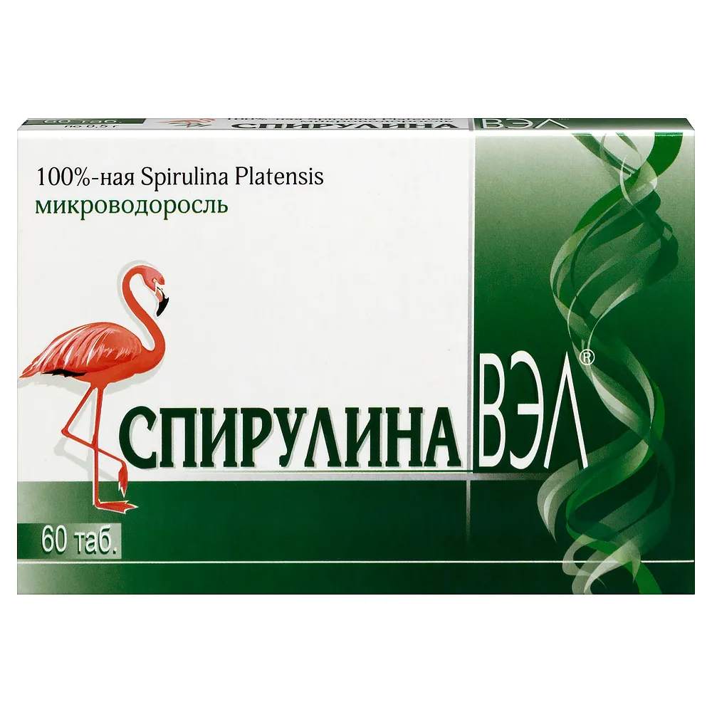 Spirulina Vel 60 tablets