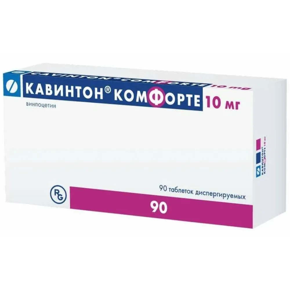 Cavinton Comforte 10 mg 90 tablets, orally disintegrating