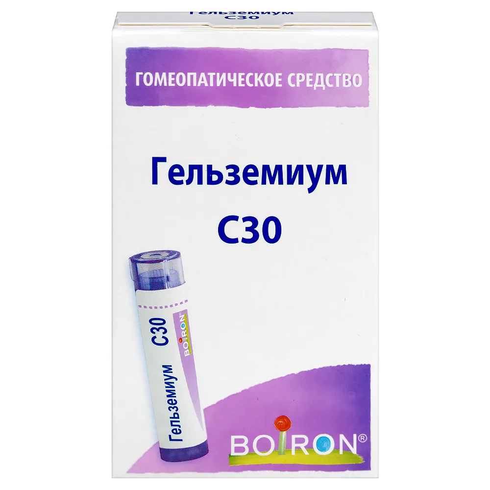 Gelsemium C30 Homeopathic Monocomponent Plant-Based Remedy 4 g Homeopathic Granules