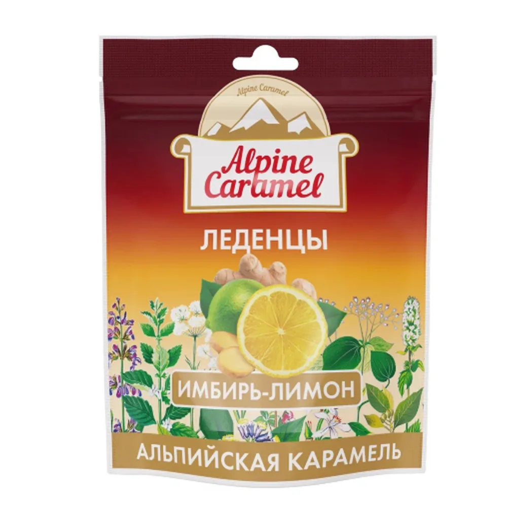 Alpine Caramel Ginger-Lemon Candies 75 g