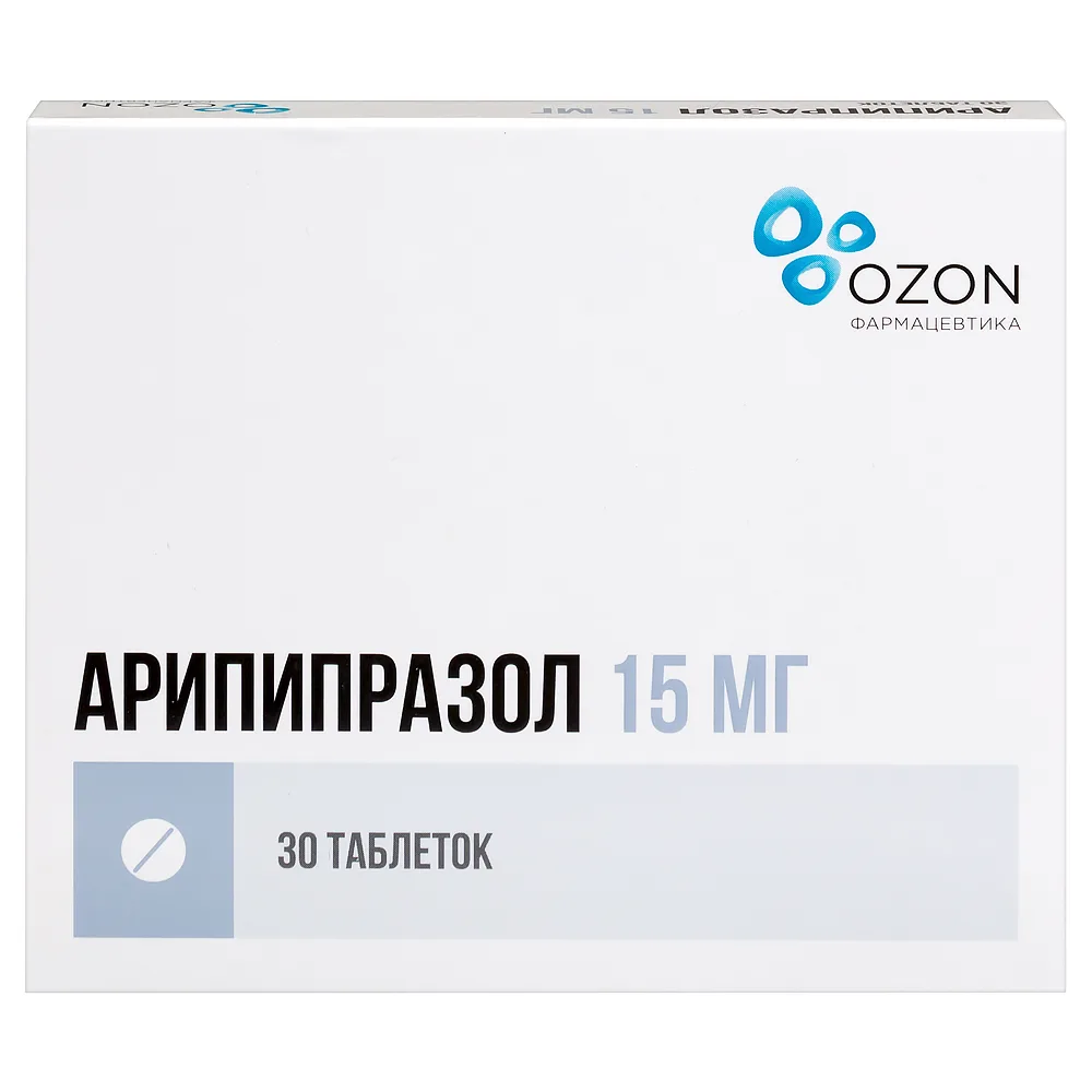 Aripiprazole 15 mg 30 tablets blister