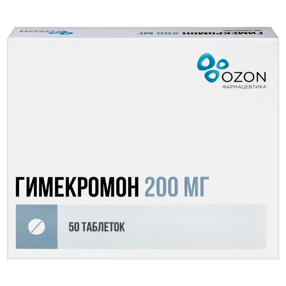 Gimekromon 200 mg 50 tablets