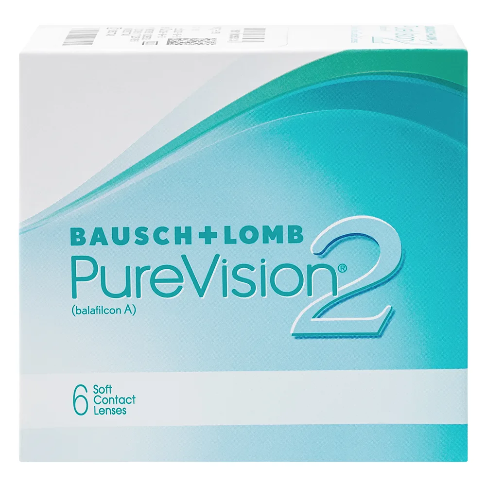 Bausch&amp;Lomb Pure Vision 2 Contact Lenses Monthly Replacement -4.75 / 6 pcs.