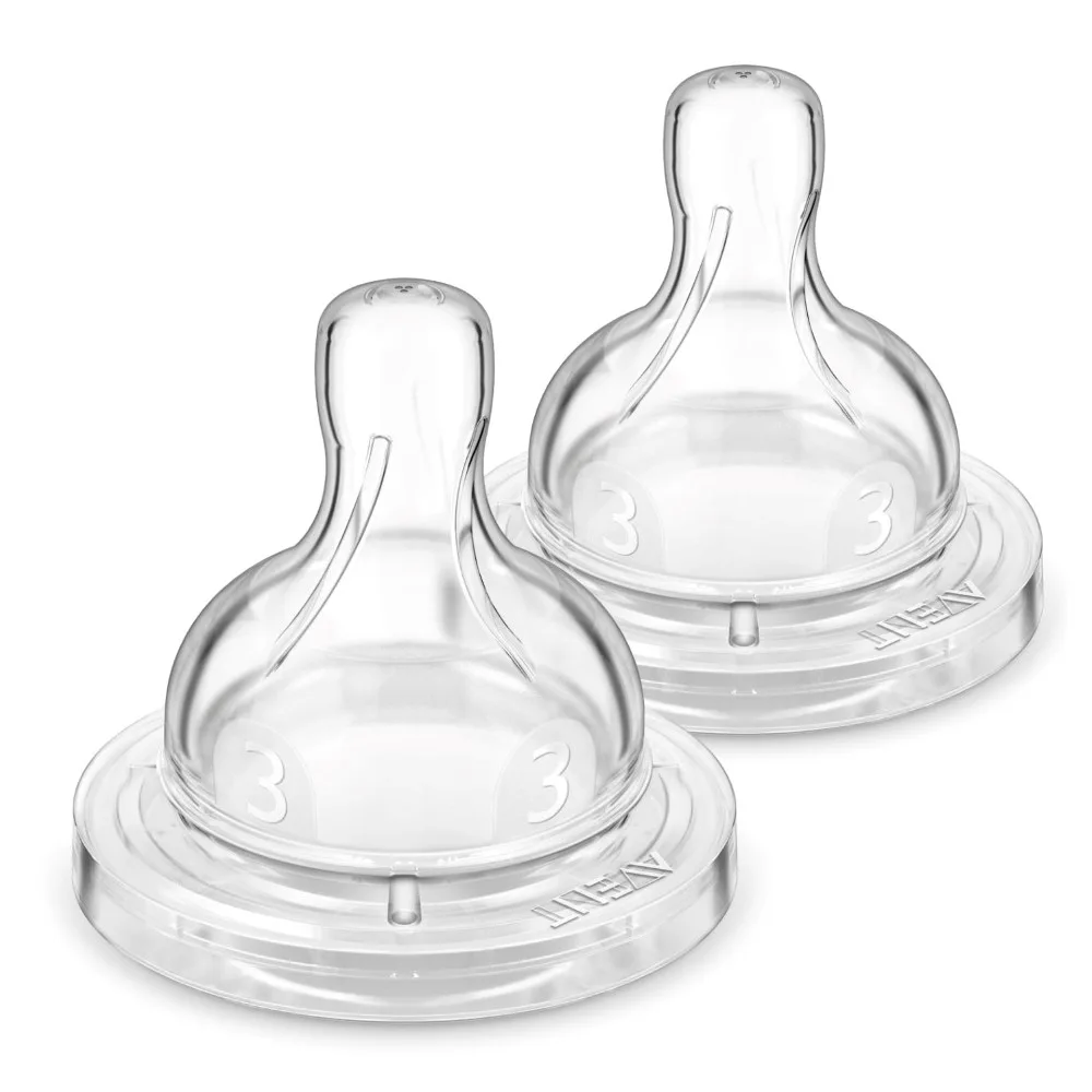 Avent Nipple Medium Flow Anti-Colic 3+ 2 pcs. SCY763/02
