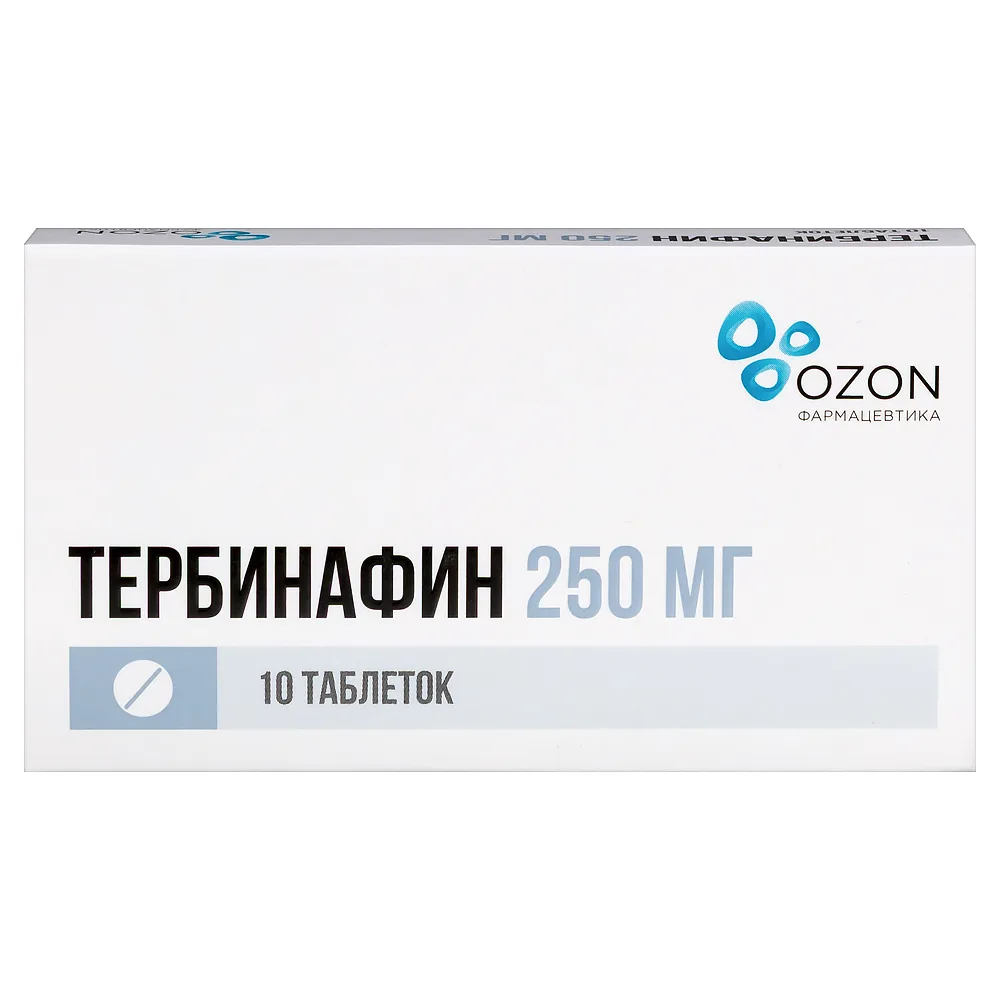 Terbinafine 250 mg 10 tablets blister