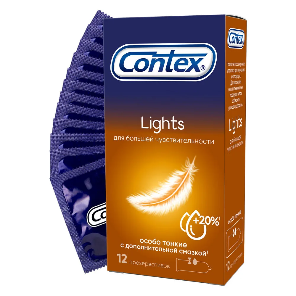 Contex Lights Extra Thin Condoms 12 pcs.
