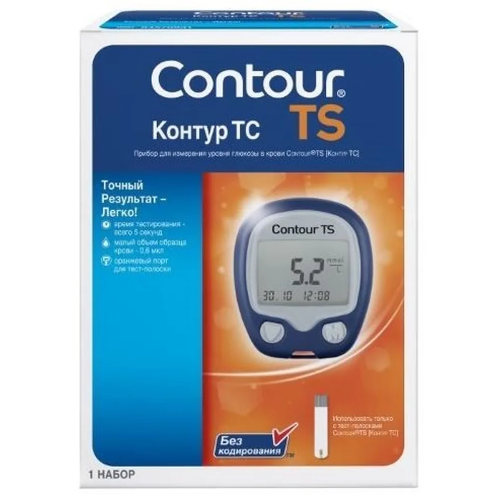 Contour TS blood glucose meter /without lancing device/
