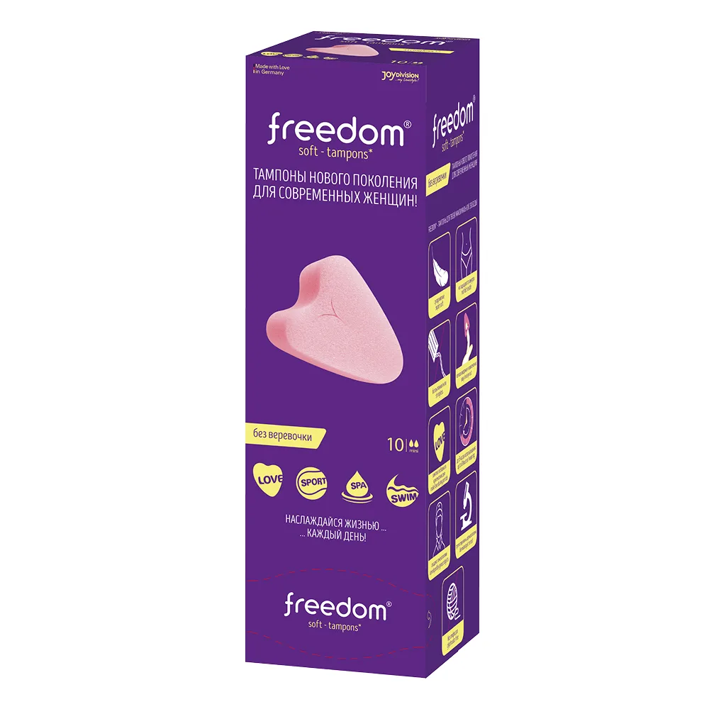 Freedom feminine hygiene tampons mini 10 pcs.