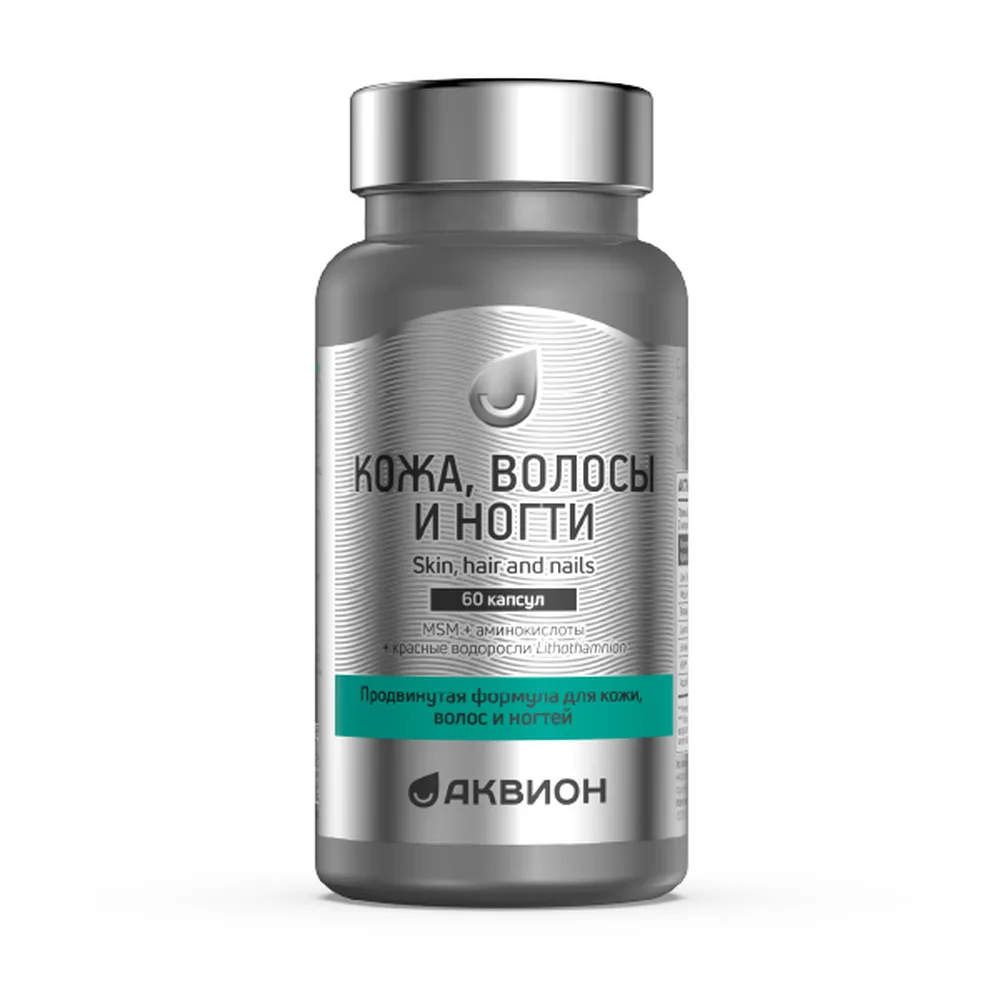 Akvion Skin, Hair and Nails 60 capsules 895 mg