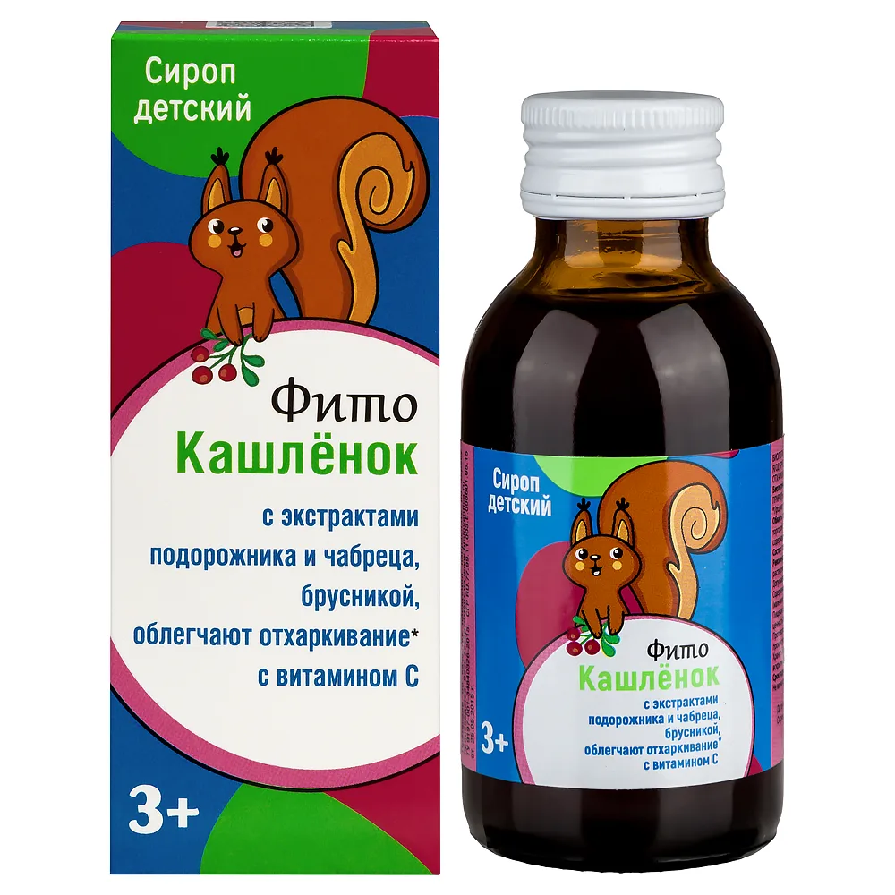 Fitokashlenok syrup for children 100 ml