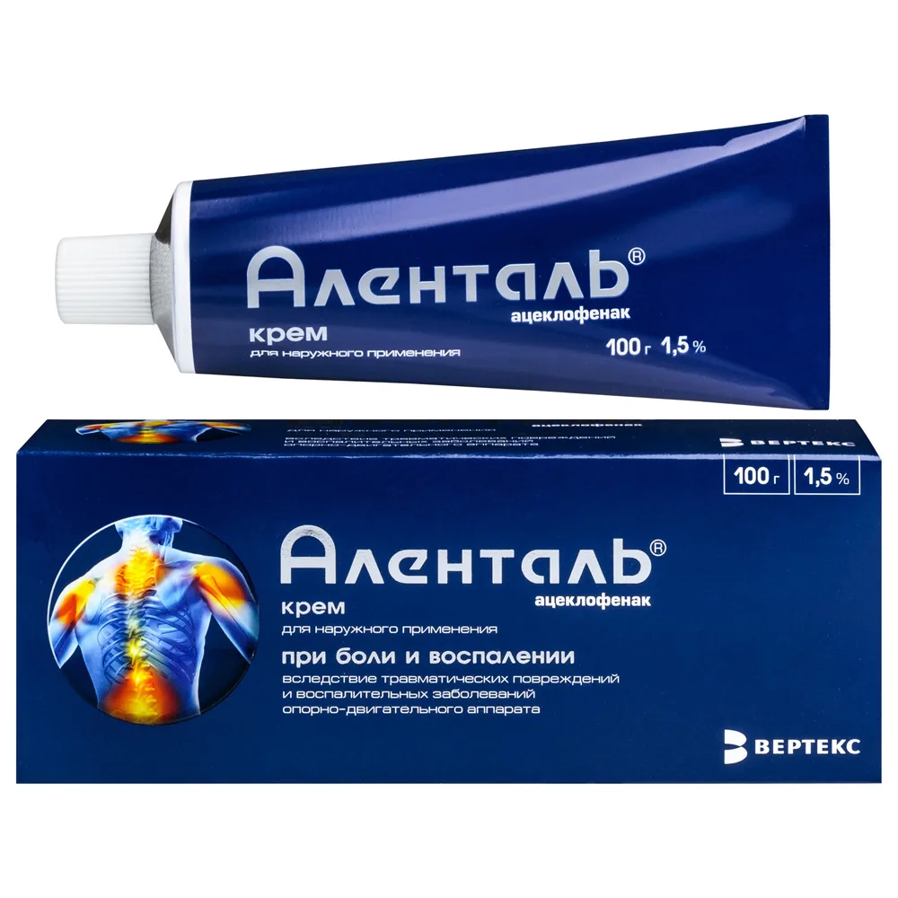 Alental 1.5% cream for external use 100 g