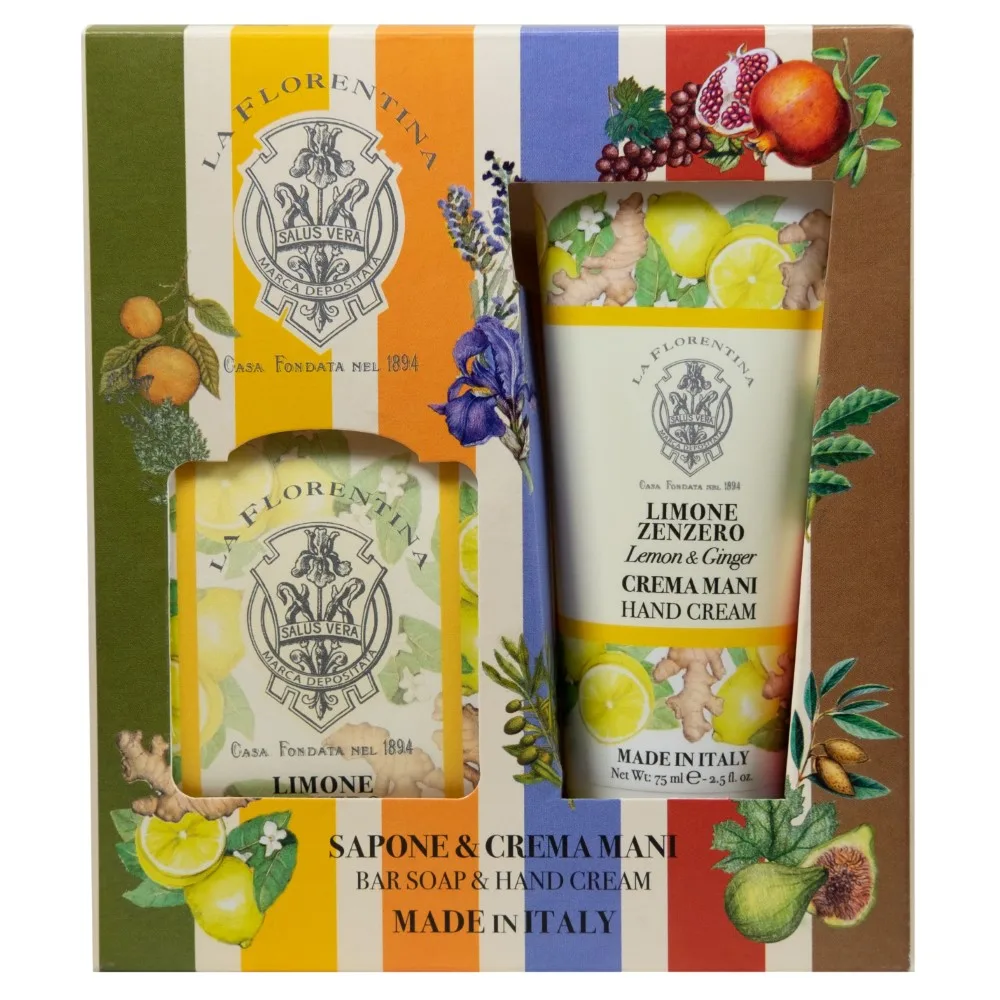 La Florentina kit lemon and ginger/hand cream 75 ml + soap 106 g