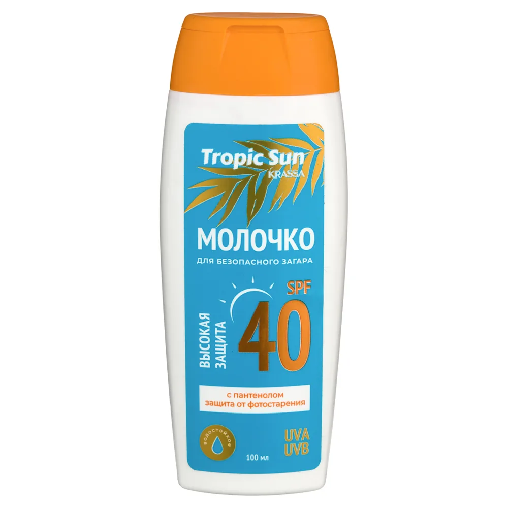 Krassa Tropic Sun Milk for Safe Tanning SPF 40 100 ml