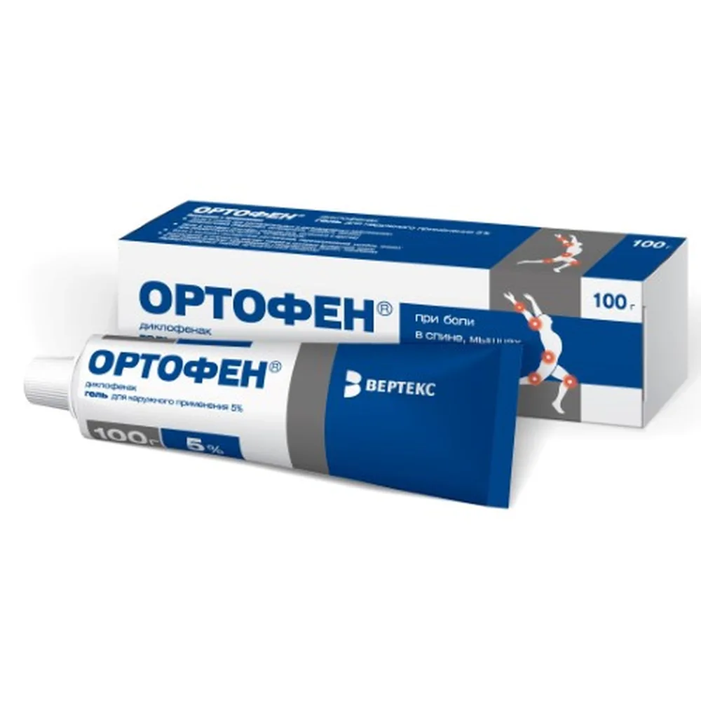 Ortofen 5% Gel for External Use 100 g