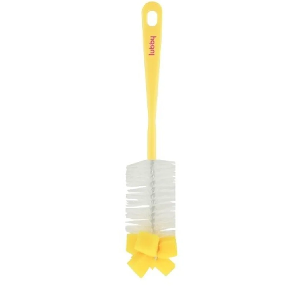 Lubby bottle and sippy cup cleaning brush with sponge