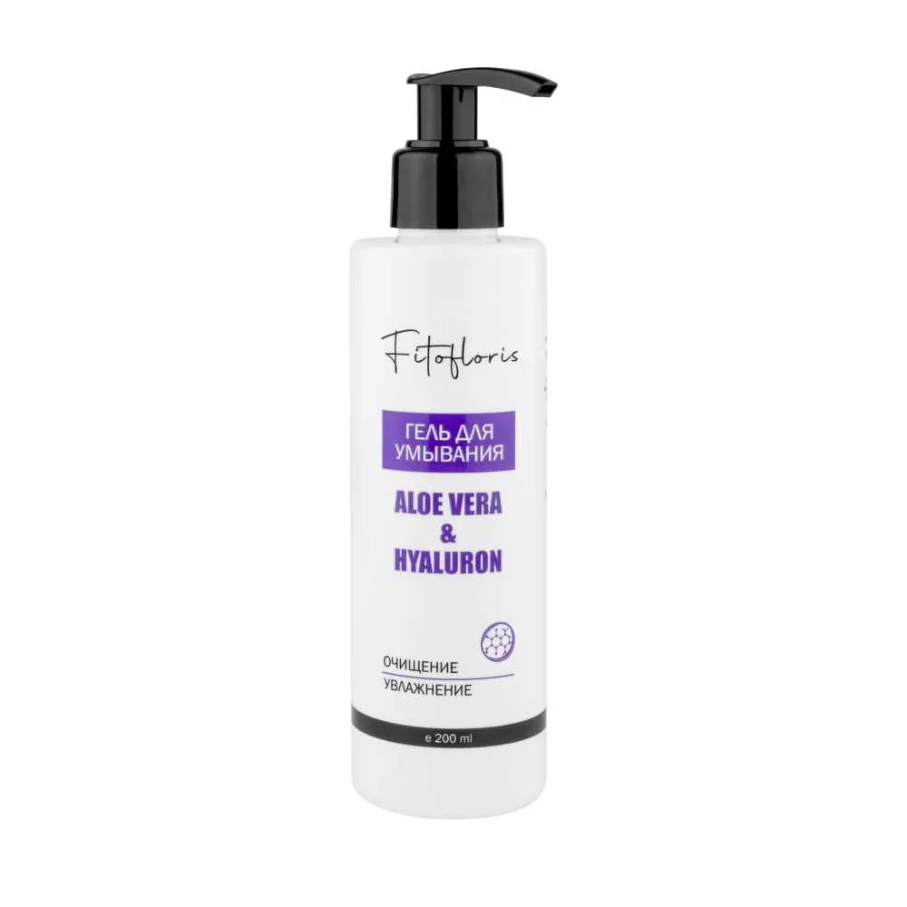 Fitofloris Cleansing Gel for Washing with Hyaluronic Acid 200 ml