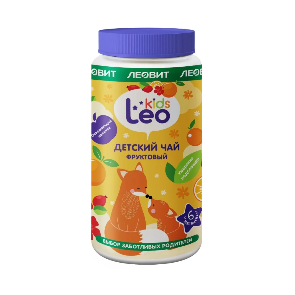 Leovit Leo Kids Instant Granulated Fruit Tea from 6 Months 200 g