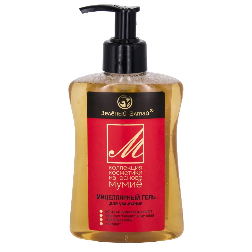 Green Altai micellar cleansing gel with mumiyo 250 ml