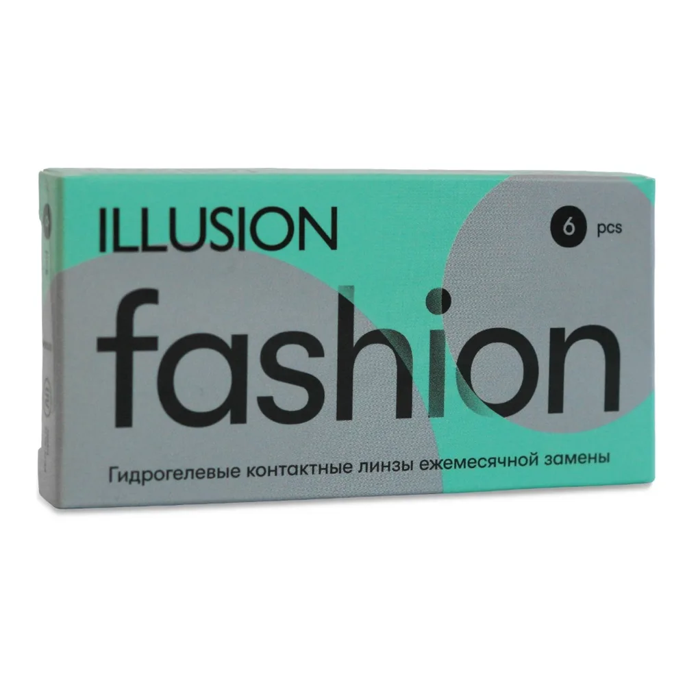 Illusion Fashion Soft Contact Lenses Monthly Replacement 8.6 14.2 6 pcs / -2.00 /