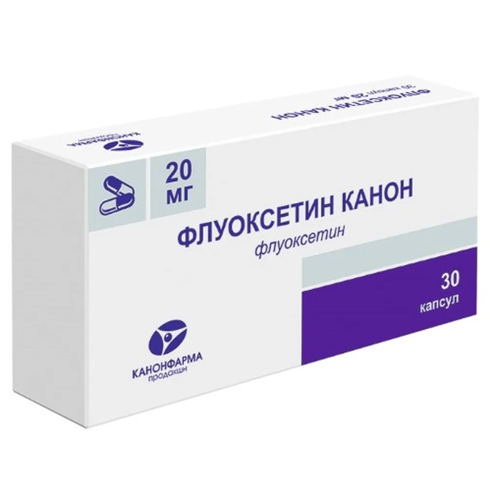 Fluoxetine Canon 20 mg 30 capsules