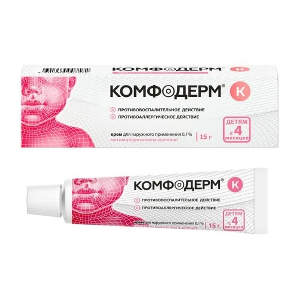 Comfoderm K 0.1% cream for external use 15 g