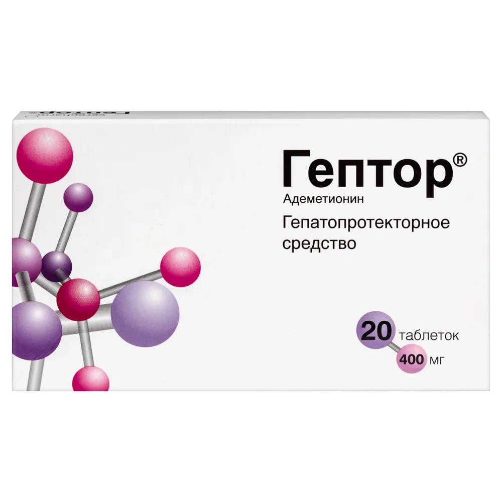 Heptor 400 mg 20 enteric-coated tablets