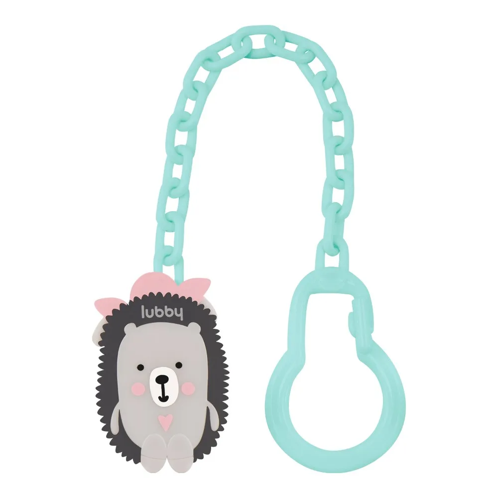 Lubby Clip Holder for Pacifiers Hedgehog 0+/30389