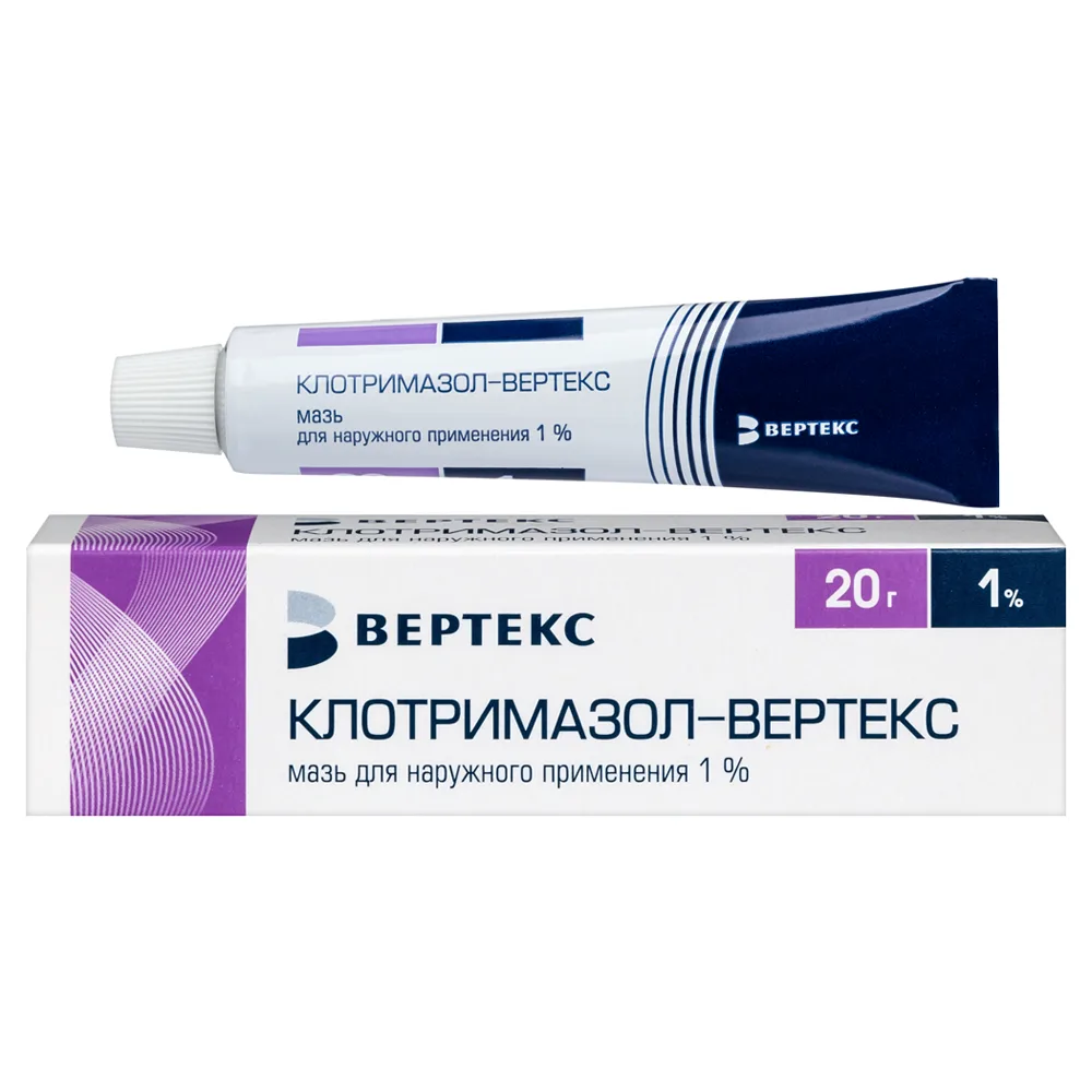 Clotrimazole-Vertex 1% ointment for external use 20 g