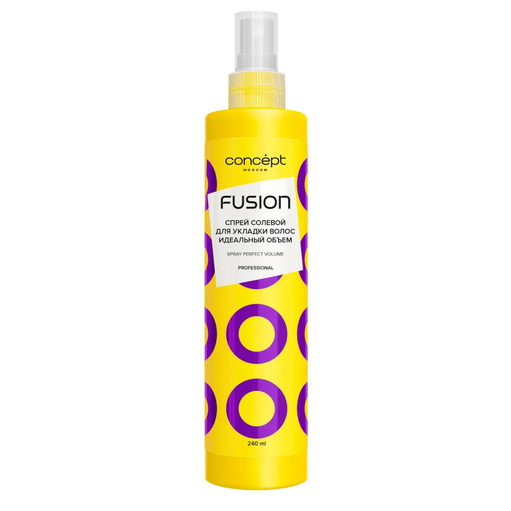 Concept Fusion Salt Spray for Hair Styling Perfect Volume 240 ml