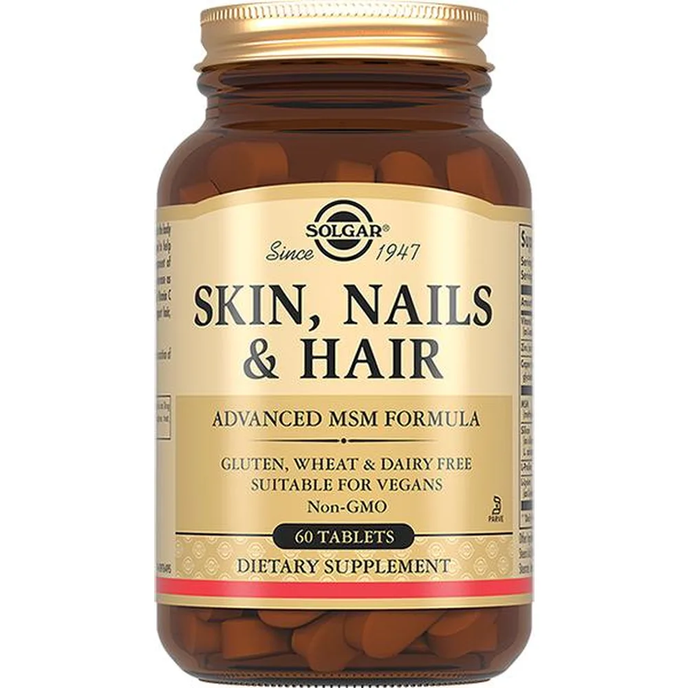 Solgar Skin, Nails &amp; Hair 60 tablets 1390.8 mg
