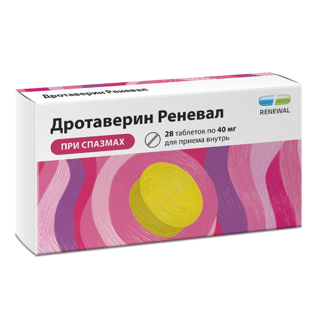 Drotaverine Renewel 40 mg 28 tablets