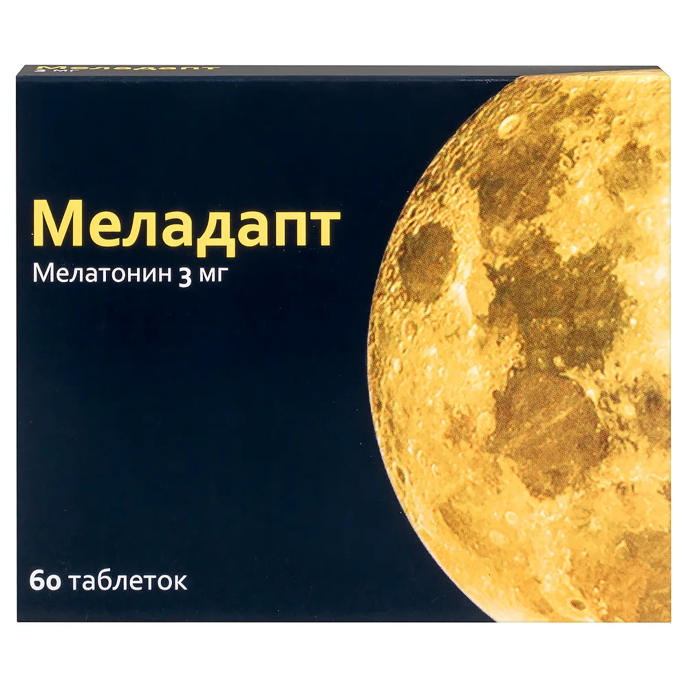 Meladap 3 mg 60 tablets, film-coated blister
