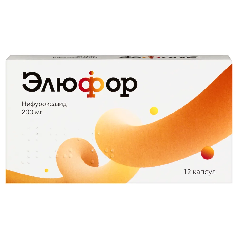 Elufor 200 mg 12 capsules