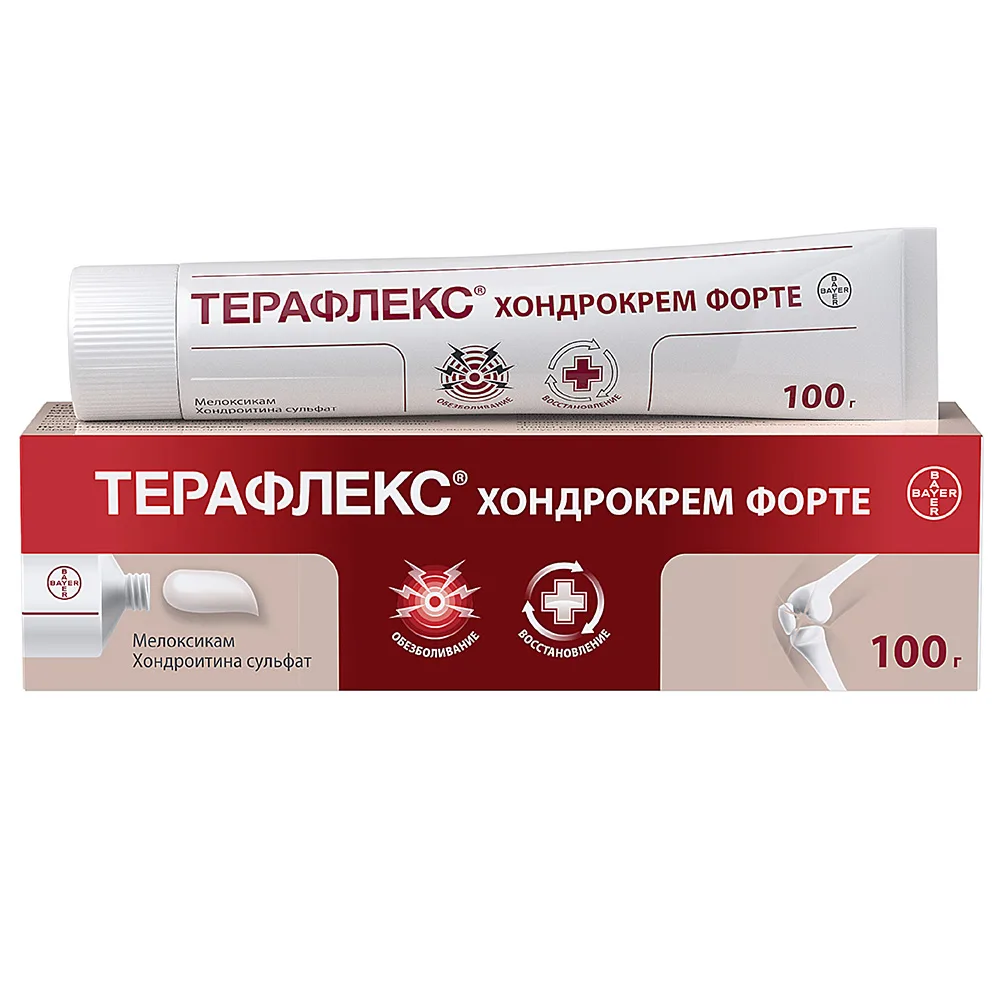 Teraflex Chondrocream Forte 10 mg/g + 50 mg/g cream for external use 100 g
