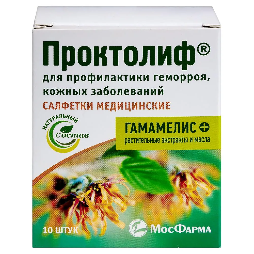 Proctolife medical wipes 10 pcs.
