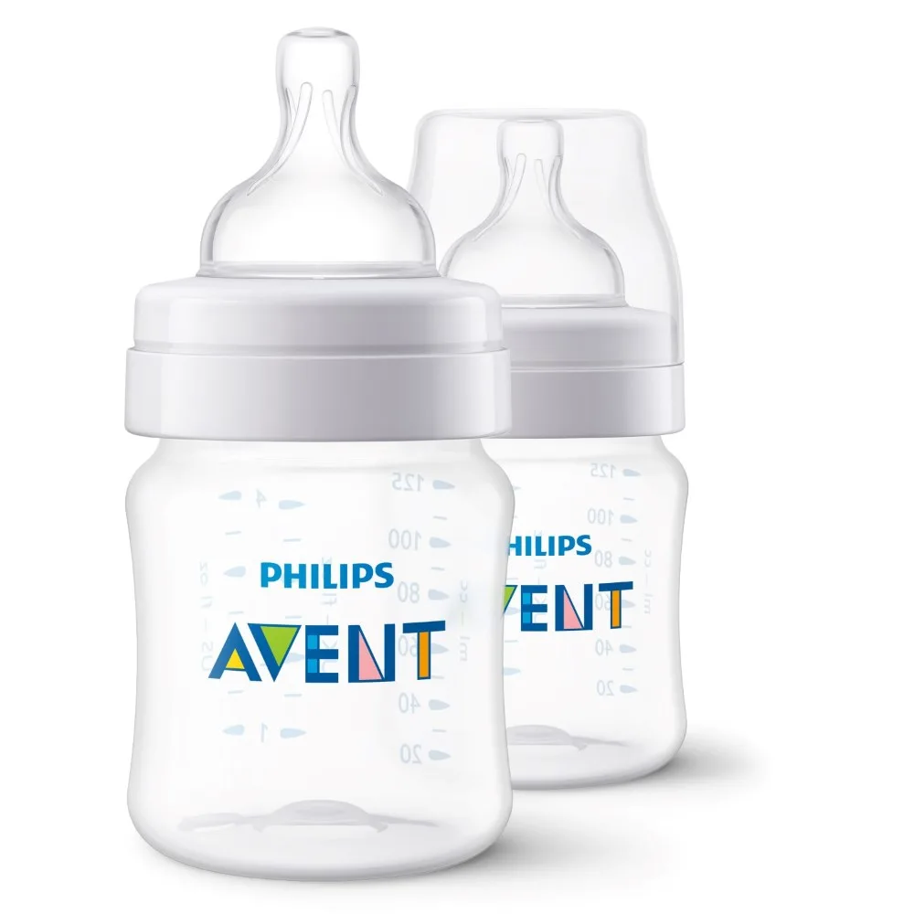 Avent Anti-Colic Feeding Bottle 125 ml 2 pcs SCY100/02