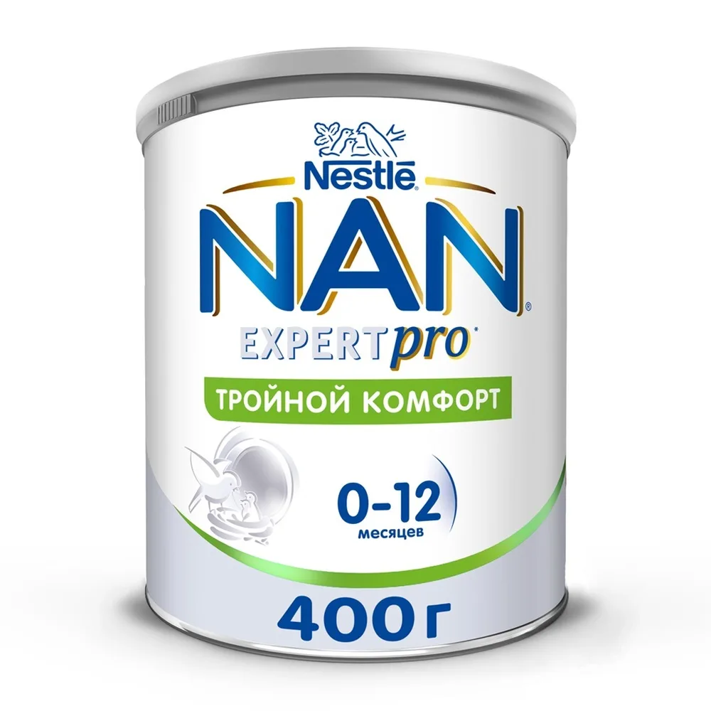 Nan Triple Comfort Dry Formula for Infants from Birth 400 g