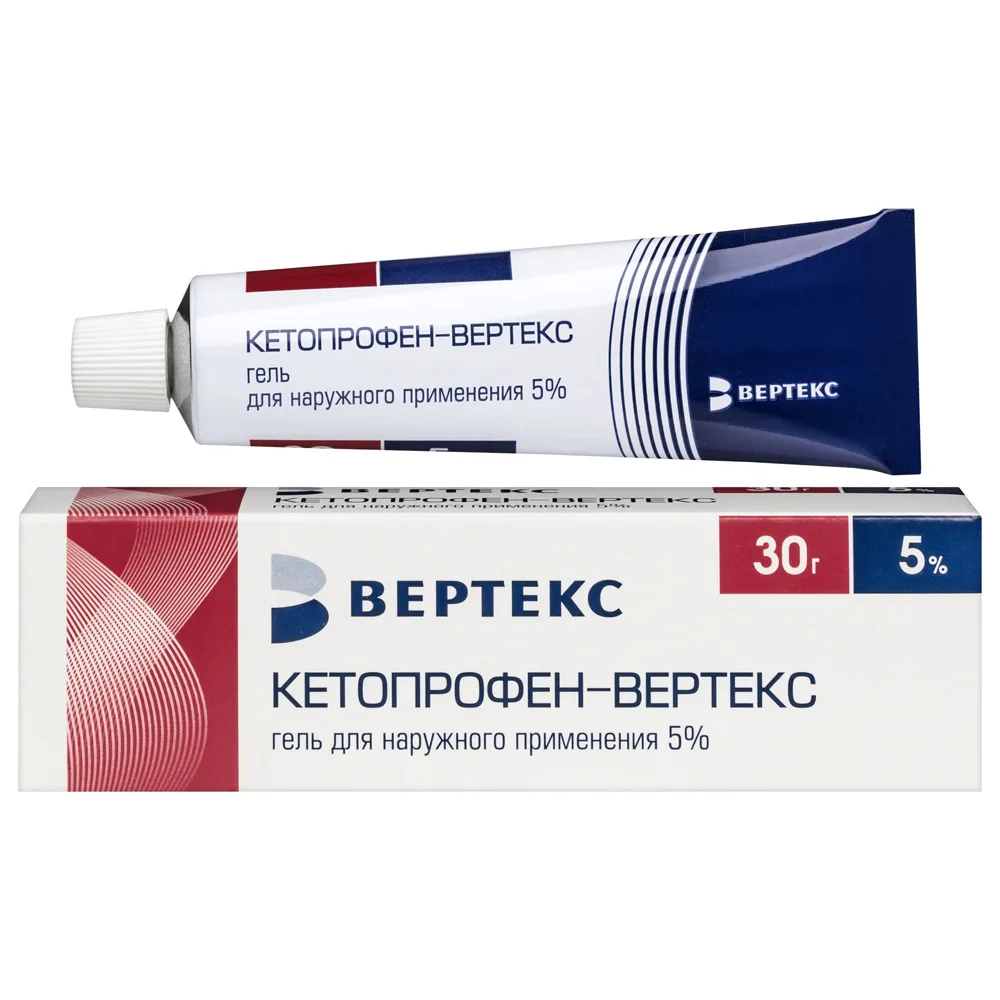 Ketoprofen-Vertex 5% gel for external use 30 g