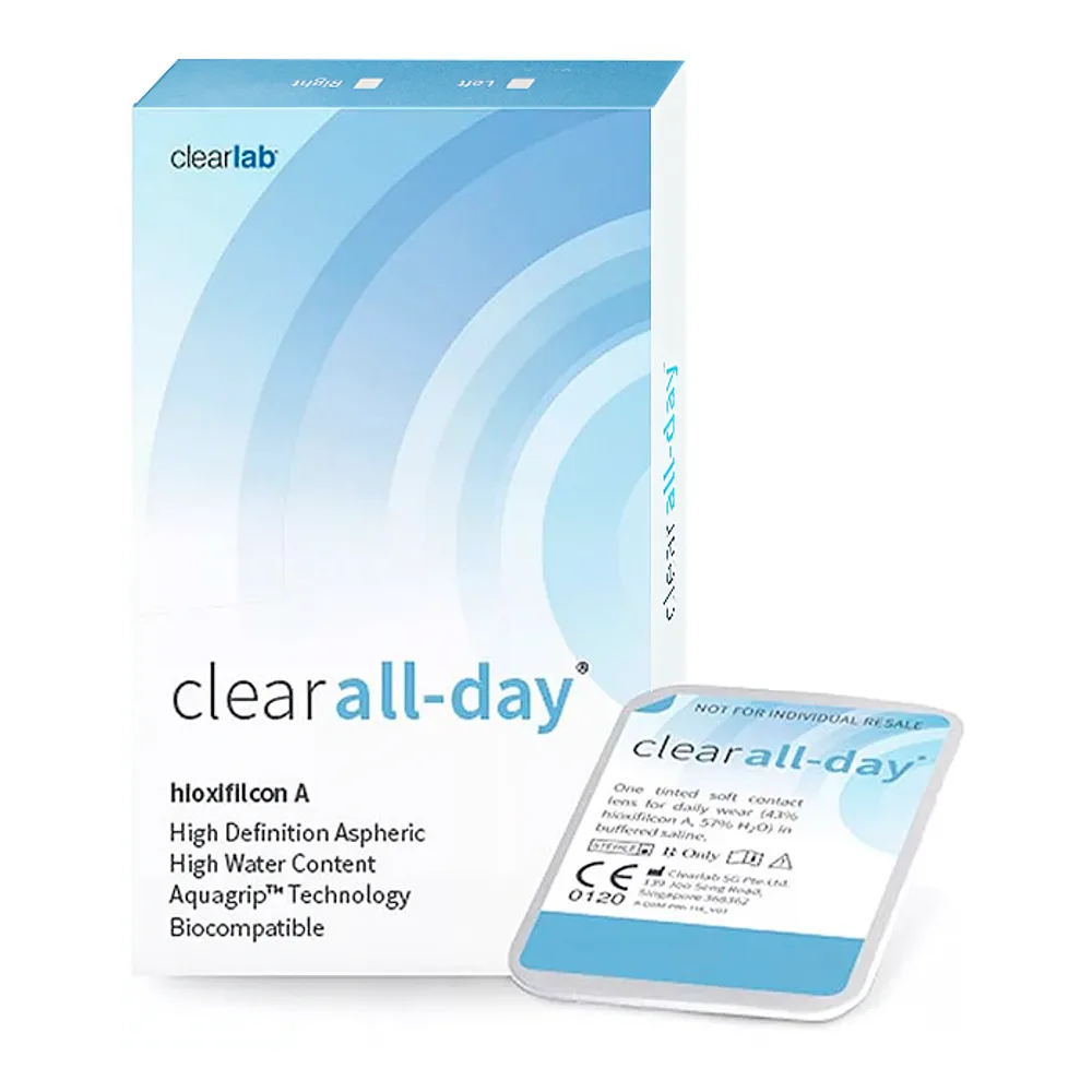 Clearall-day contact lenses planned replacement 8.6/14.2 /-11.00/ 6 pcs.