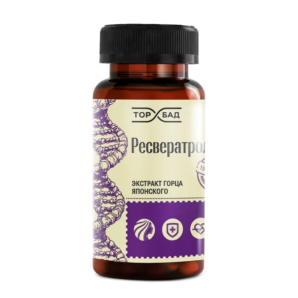 Torbad Resveratrol 60 capsules 500 mg