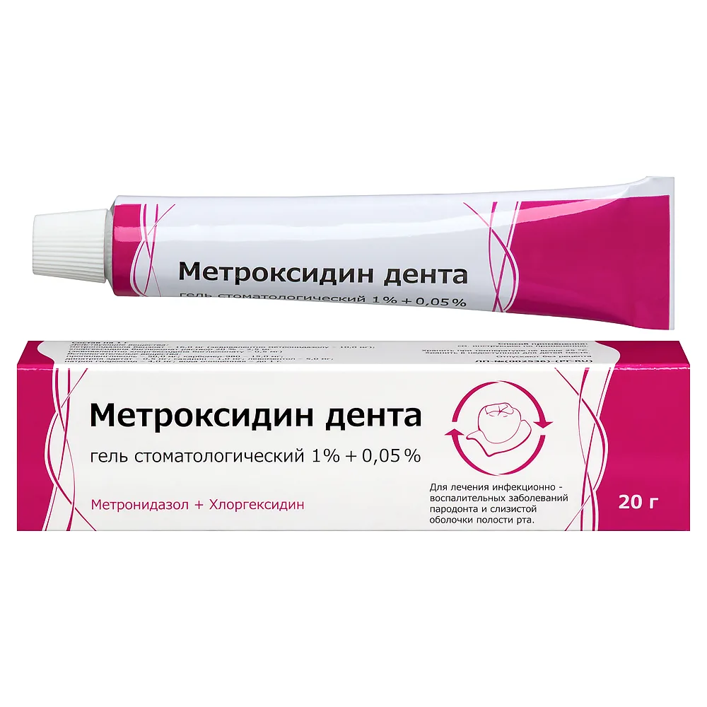 Metroxidin Denta 1% + 0.05% Dental Gel 20 g