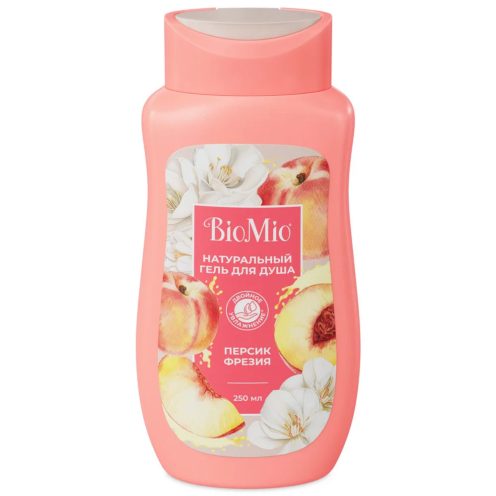 Biomio bio shower gel natural with peach oil 250 ml