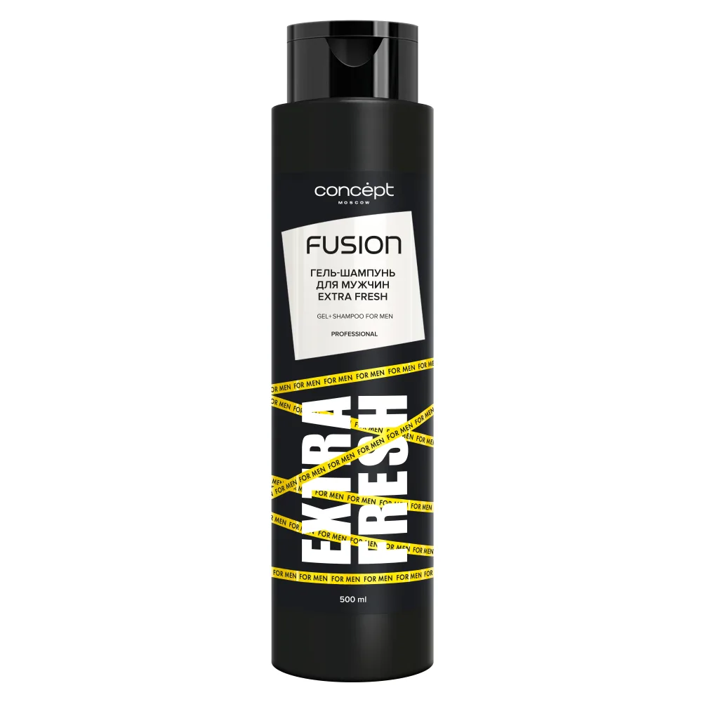 Concept Fusion Gel Shampoo for Men Extra Fresh 500 ml