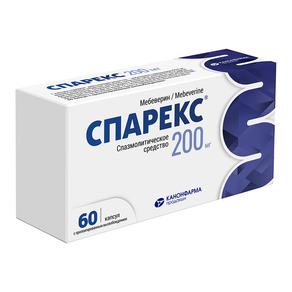 Sparex 200 mg 60 capsules extended-release