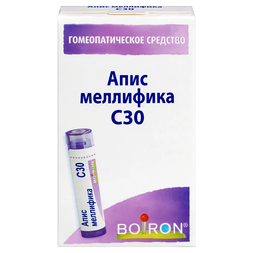Apis Mellifica C30 Homeopathic Monocomponent Animal-Origin Preparation 4 g Homeopathic Granules