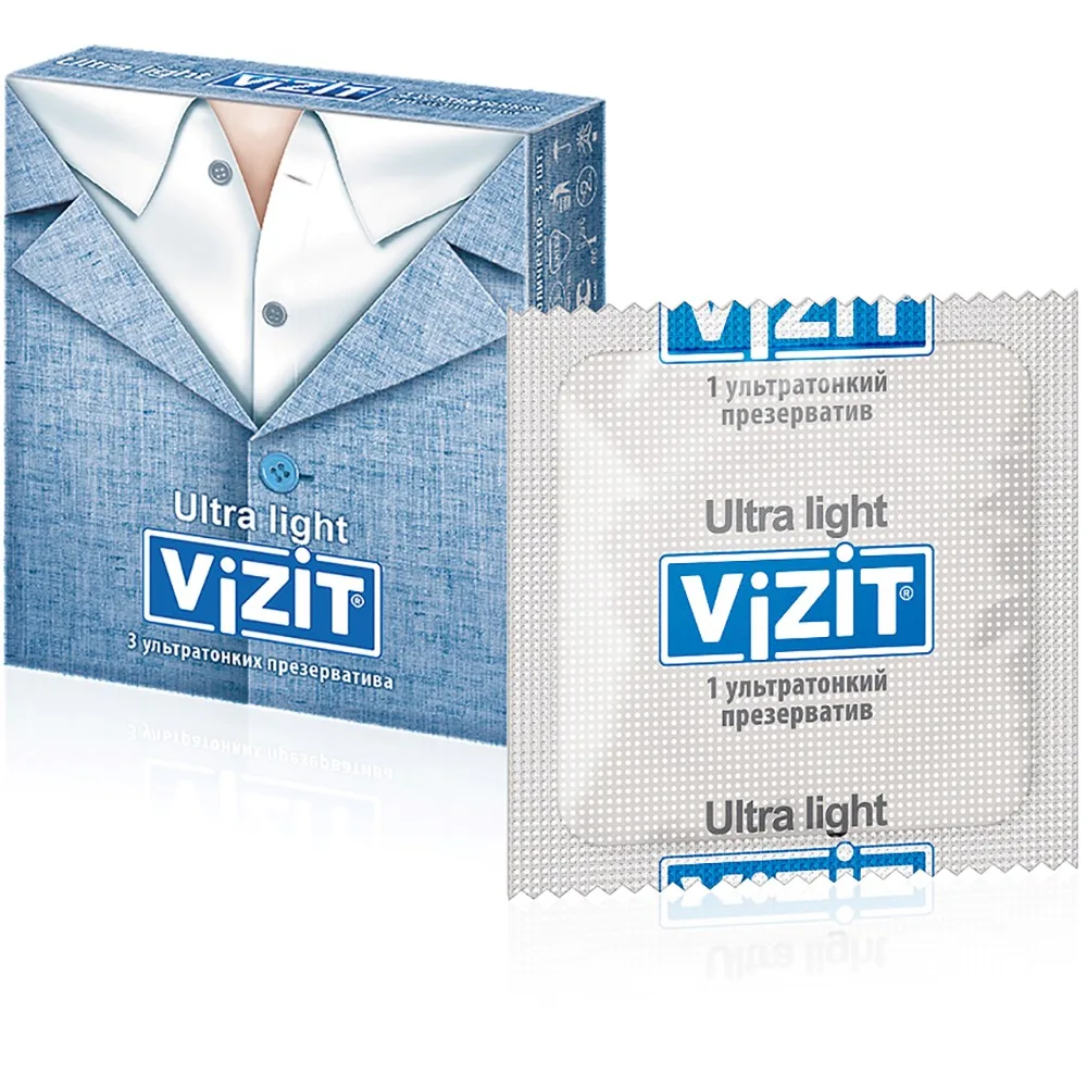 Vizit Ultra Light Condoms 3 pcs.
