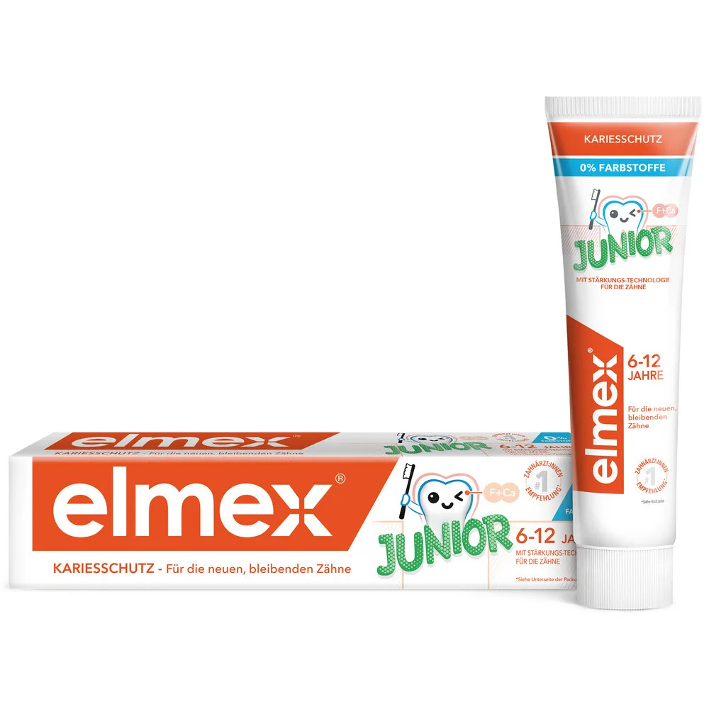 Colgate Elmex Junior Toothpaste for Children Aged 6 to 12 Years 75 ml