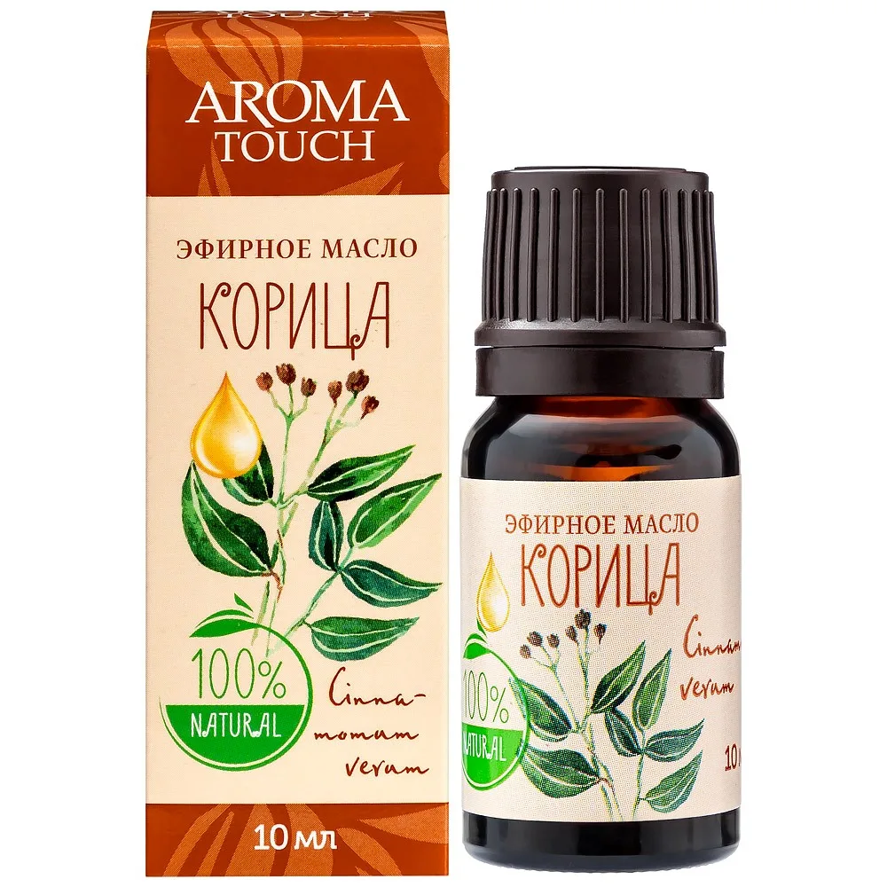 Aroma Touch Cinnamon Essential Oil 10 ml in individual packaging